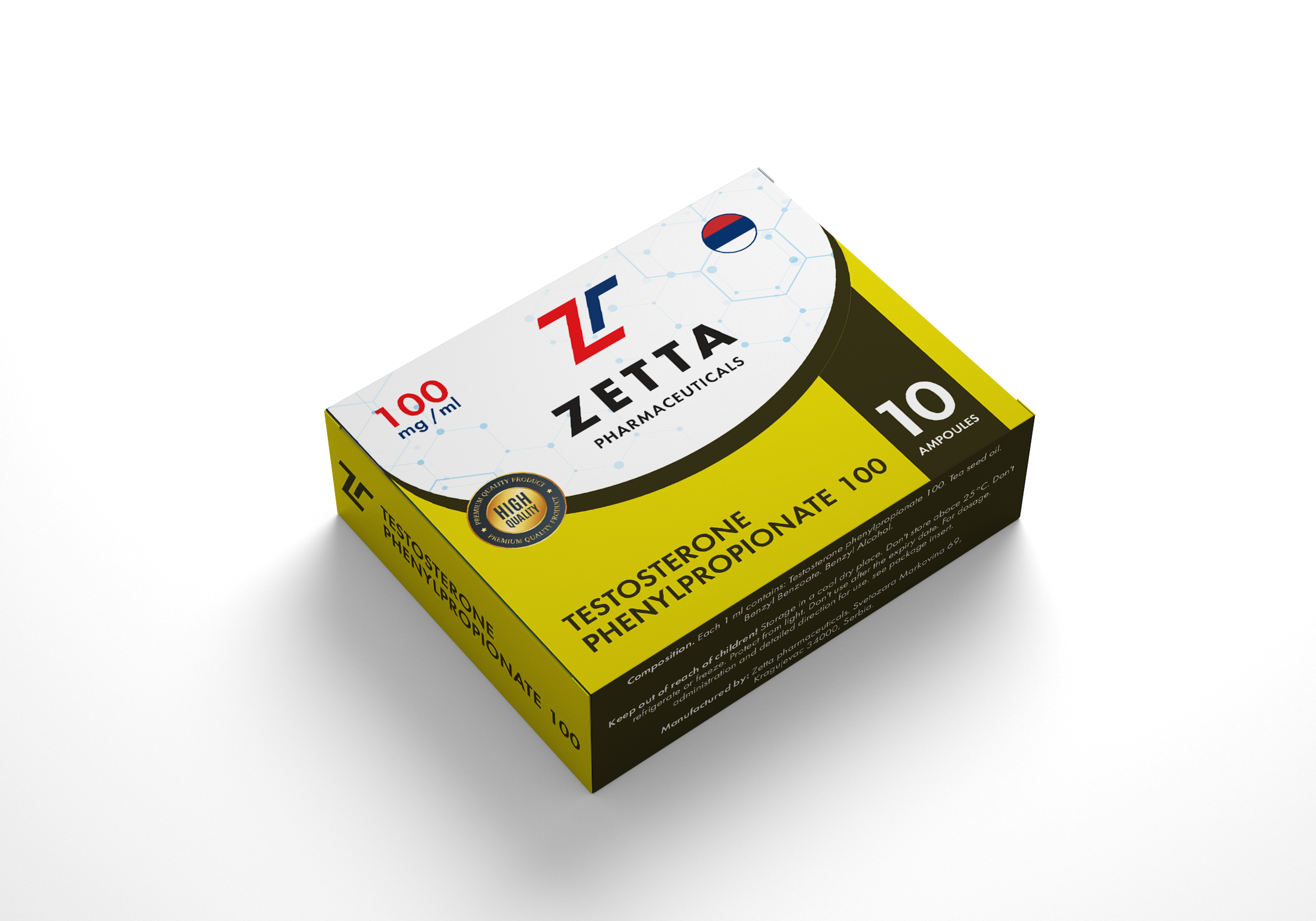 Тестостерон Фенилпропионат от Zetta (100mg10ml) Тестостерон Фенилпропионат от Zetta (100mg10ml)